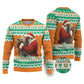 Afro Ivory Coast Christmas Ugly Christmas Sweater Black Santa Afishapa African Pattern