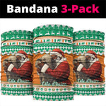 Afro Ivory Coast Christmas Neck Gaiter Black Santa Afishapa - African Pattern LT15