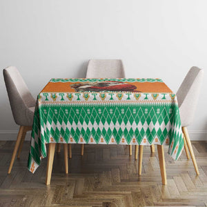 Afro Ivory Coast Christmas Tablecloth Black Santa Afishapa - African Pattern