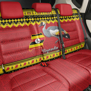 Afro Uganda Christmas Back Car Seat Cover Grey Crowned Crane Sekukkulu Ennugi