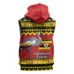 Afro Uganda Christmas Sleeveless Hoodie Grey Crowned Crane Sekukkulu Ennugi - African Pride