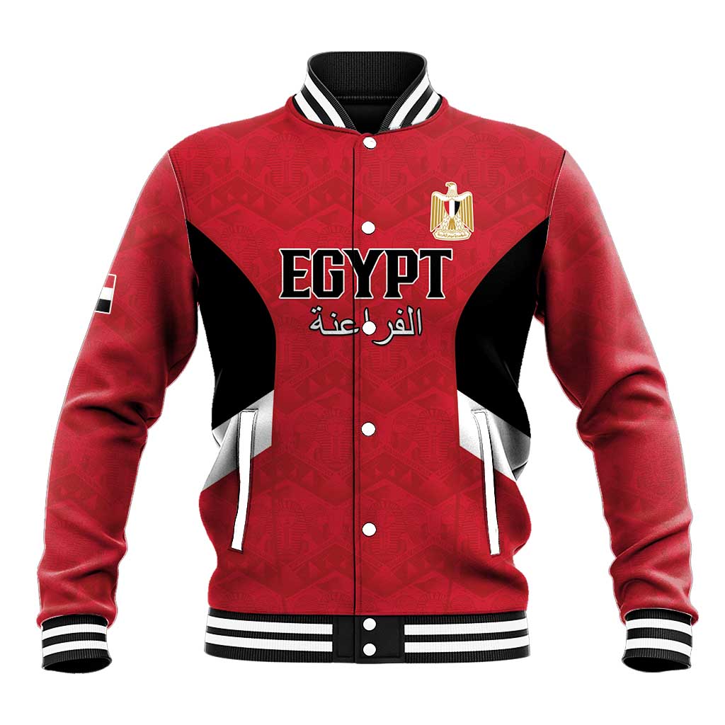 Custom Egypt Football Baseball Jacket Pharaohs Road To The World 2026 - African Pride