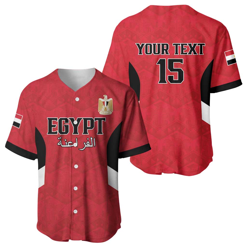 Custom Egypt Football Baseball Jersey Pharaohs Road To The World 2026 - African Pride