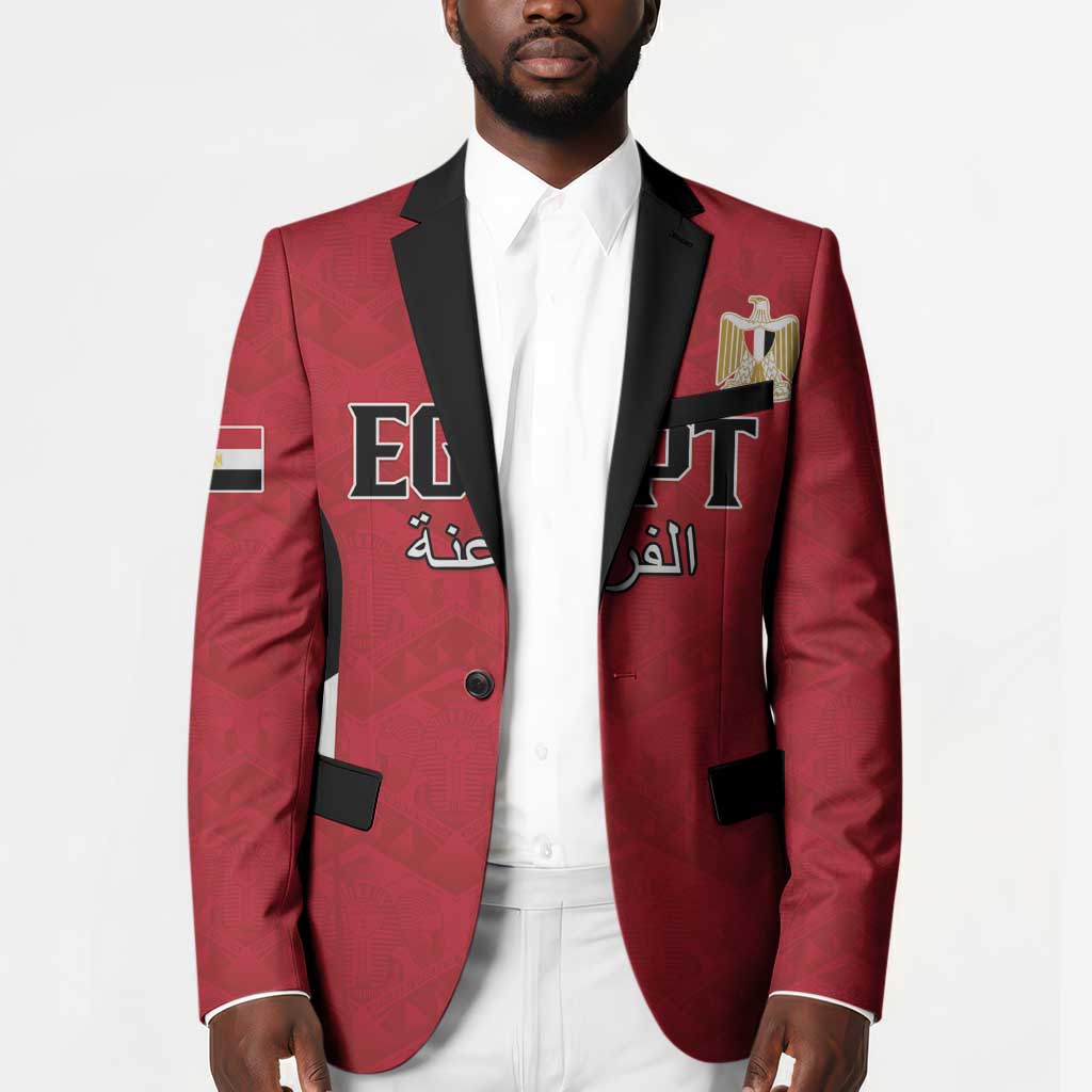 Custom Egypt Football Blazer Pharaohs Road To The World 2026 - African Pride