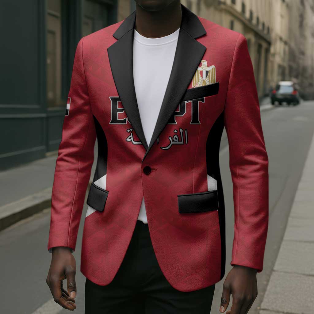 Custom Egypt Football Blazer Pharaohs Road To The World 2026 - African Pride
