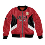 Custom Egypt Football Bomber Jacket Pharaohs Road To The World 2026 - African Pride