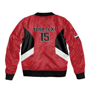 Custom Egypt Football Bomber Jacket Pharaohs Road To The World 2026 - African Pride
