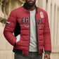 Custom Egypt Football Bomber Puffer Jacket Pharaohs Road To The World 2026 - African Pride