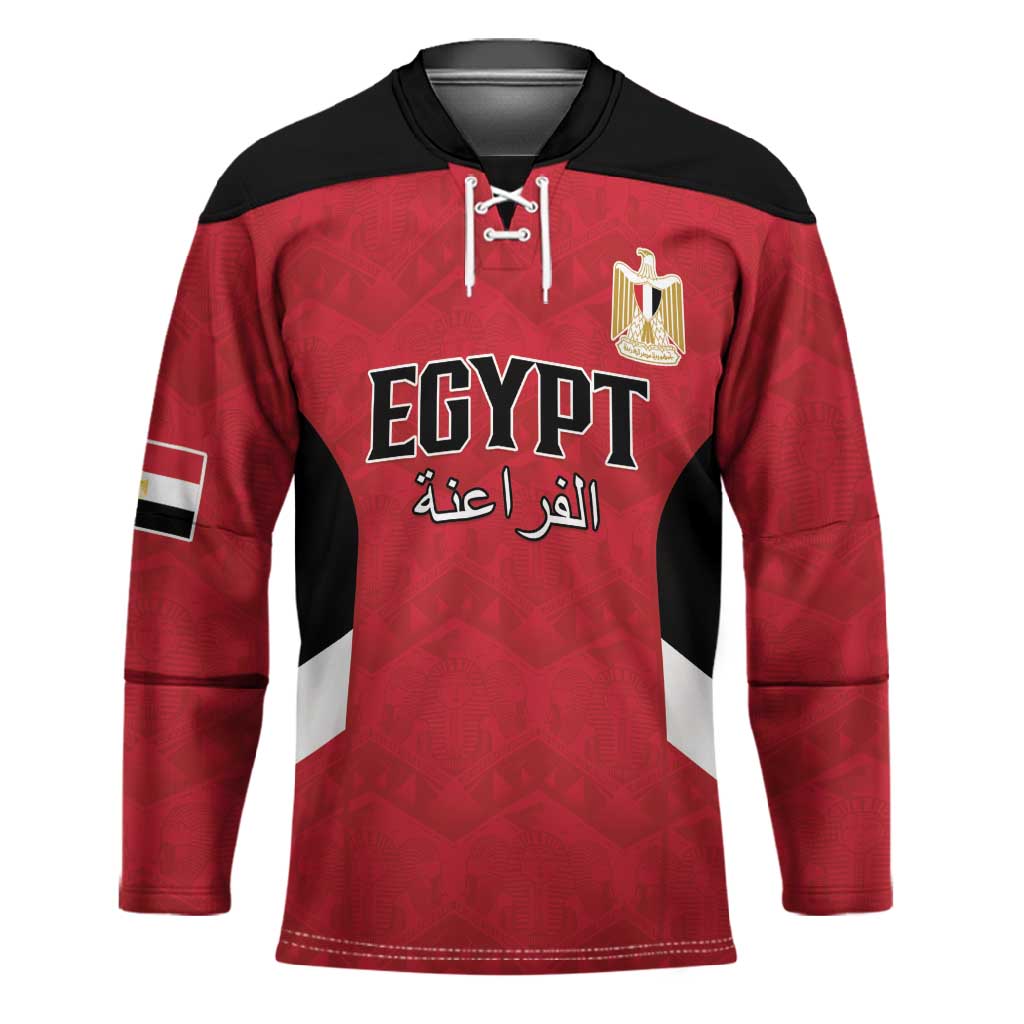 Custom Egypt Football Hockey Jersey Pharaohs Road To The World 2026 - African Pride