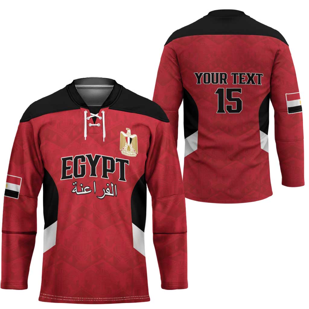 Custom Egypt Football Hockey Jersey Pharaohs Road To The World 2026 - African Pride