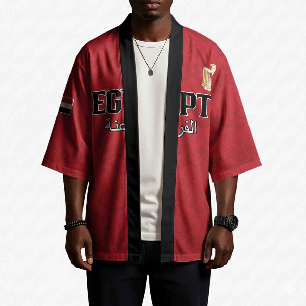 Custom Egypt Football Kimono Pharaohs Road To The World 2026 - African Pride