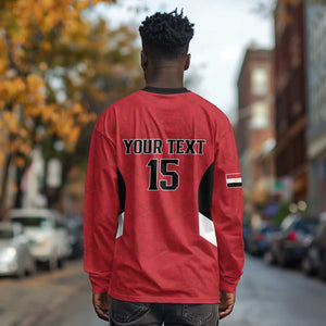 Custom Egypt Football Long Sleeve Shirt Pharaohs Road To The World 2026 - African Pride