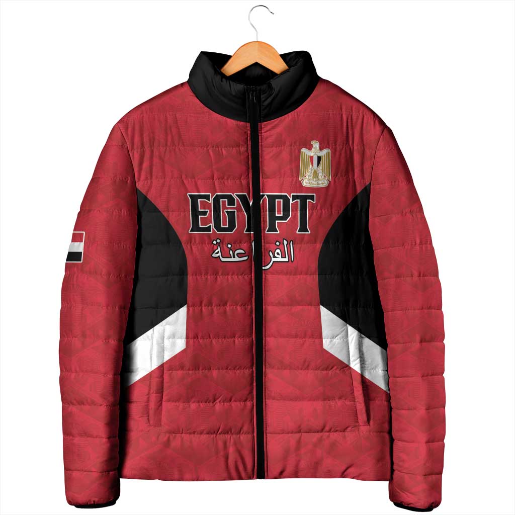 Custom Egypt Football Padded Jacket Pharaohs Road To The World 2026 - African Pride