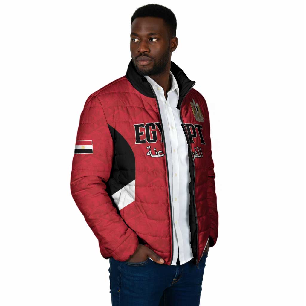 Custom Egypt Football Padded Jacket Pharaohs Road To The World 2026 - African Pride