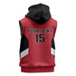 Custom Egypt Football Sleeveless Zip Hoodie Pharaohs Road To The World 2026 - African Pride