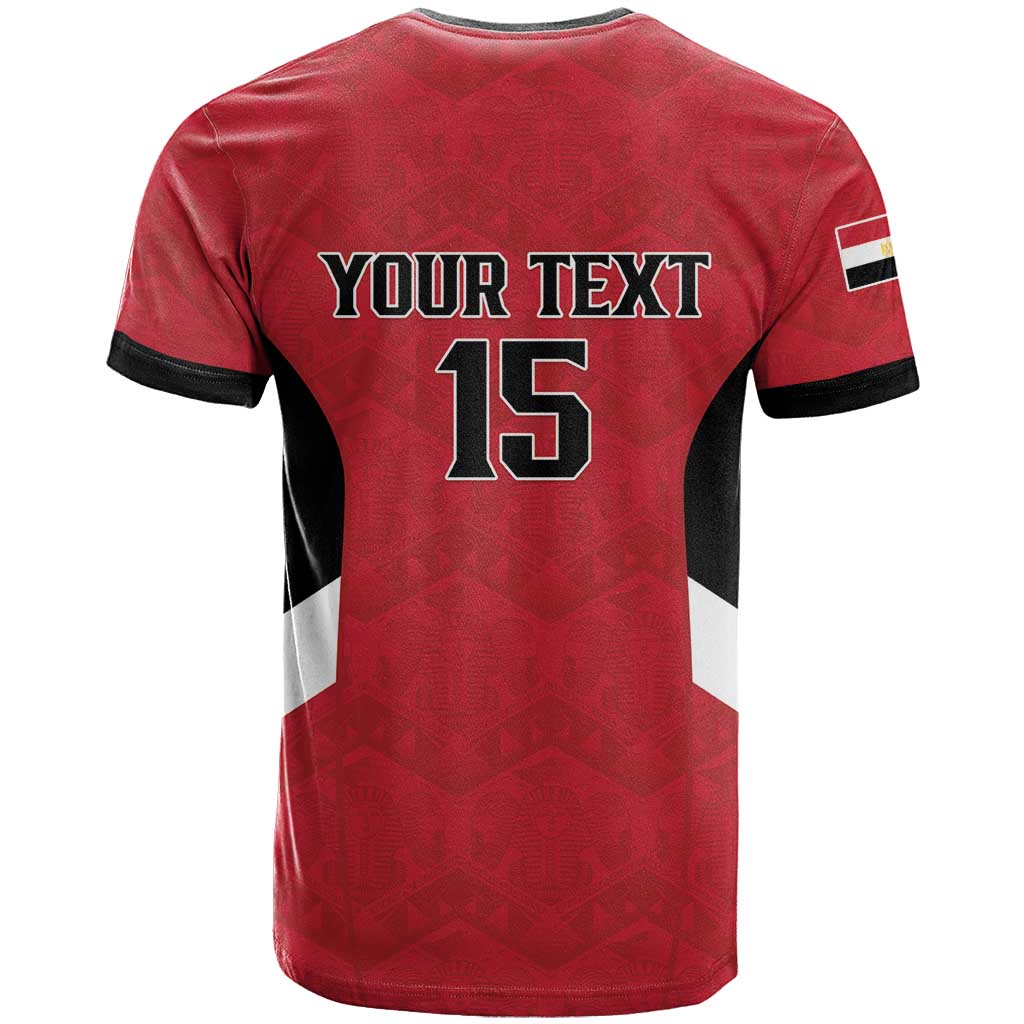 Custom Egypt Football T shirt Pharaohs Road To The World 2026 - African Pride