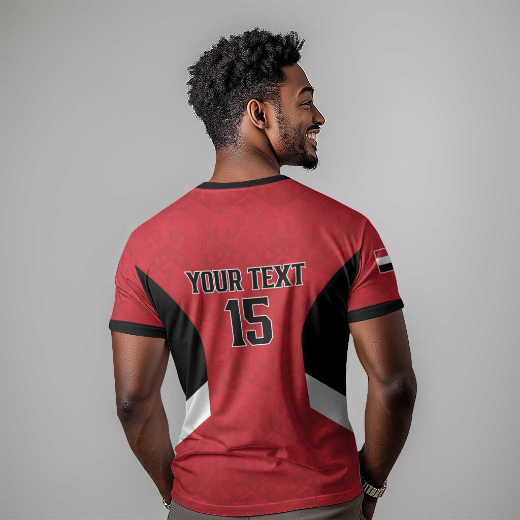 Custom Egypt Football T shirt Pharaohs Road To The World 2026 - African Pride