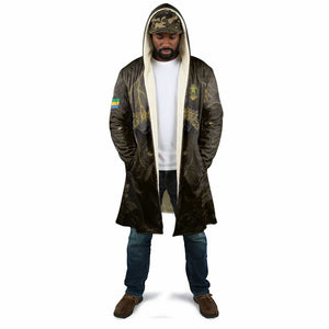 Custom Gabon Football Cloak Black Panther Thunder - African Pride