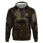 Custom Gabon Football Hoodie Black Panther Thunder - African Pride