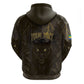 Custom Gabon Football Hoodie Black Panther Thunder - African Pride