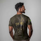 Custom Gabon Football T shirt Black Panther Thunder - African Pride
