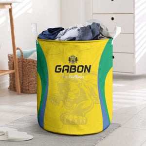 Gabon Football Laundry Basket Go Champions Les Pantheres - African Pride