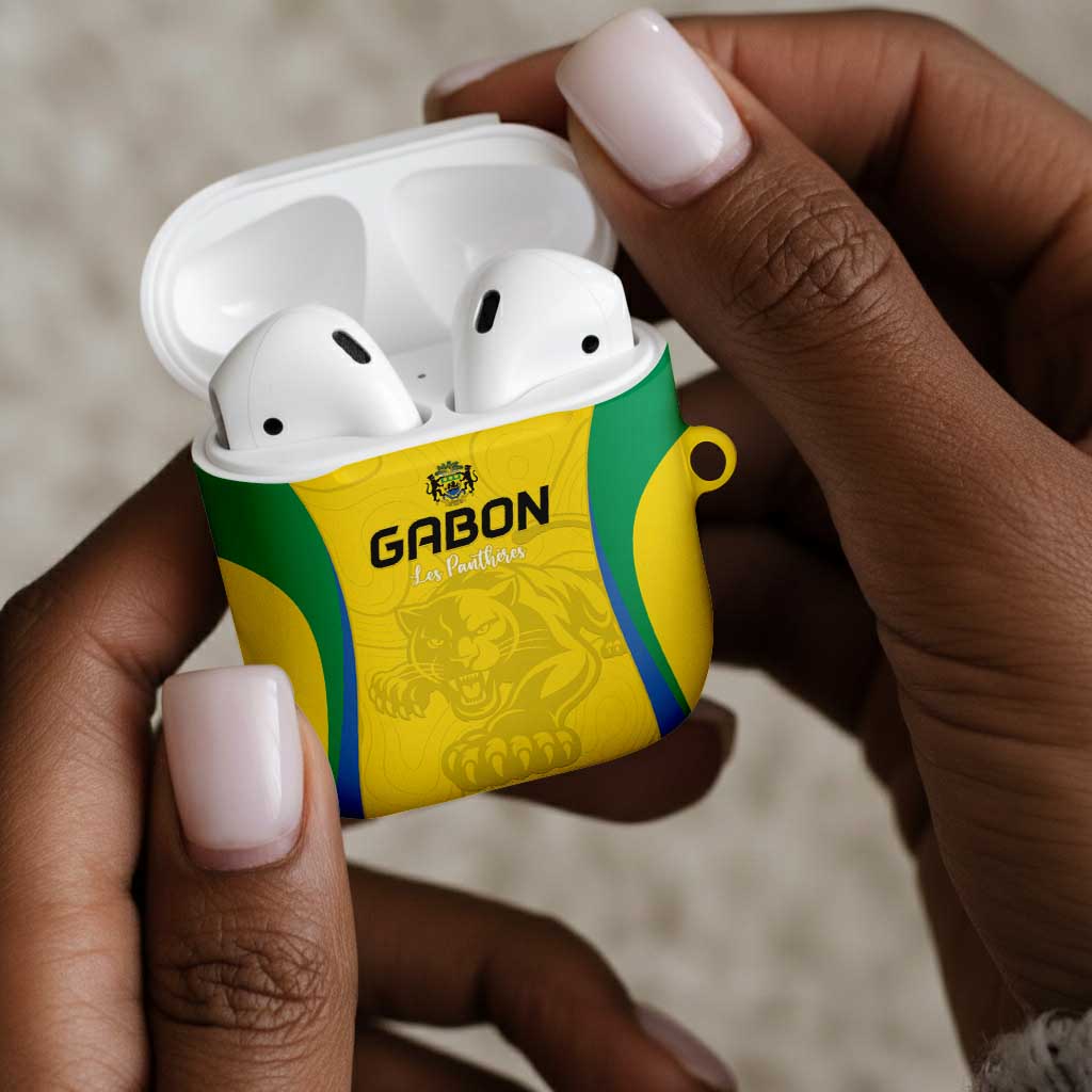 Gabon Football AirPods Case Go Champions Les Pantheres - African Pride