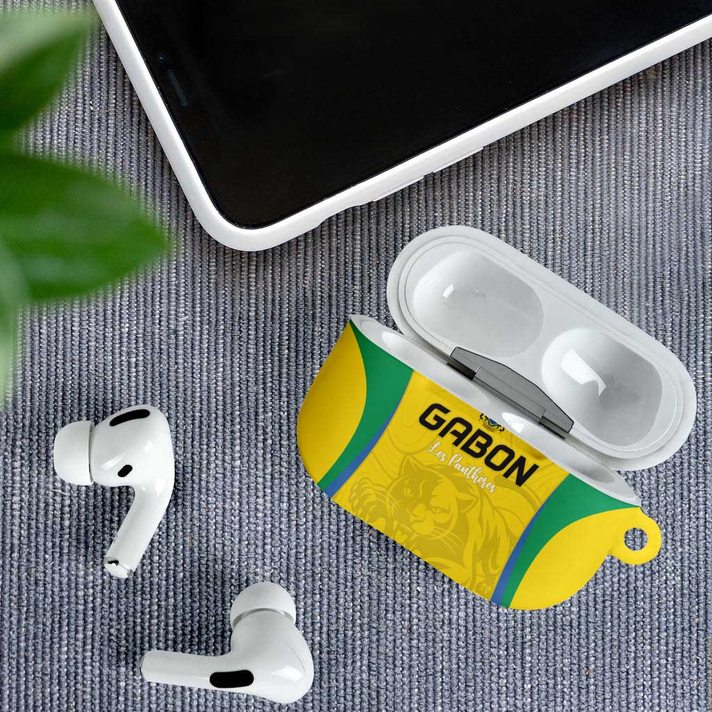 Gabon Football AirPods Case Go Champions Les Pantheres - African Pride