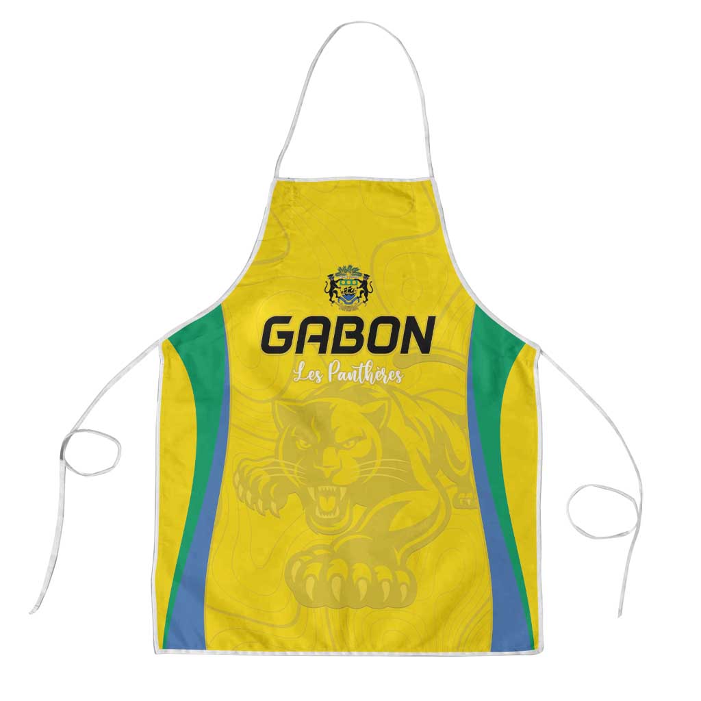 Gabon Football Apron Go Champions Les Pantheres - African Pride