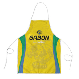 Gabon Football Apron Go Champions Les Pantheres - African Pride