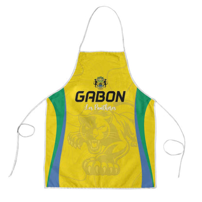 Gabon Football Apron Go Champions Les Pantheres - African Pride