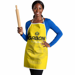 Gabon Football Apron Go Champions Les Pantheres - African Pride