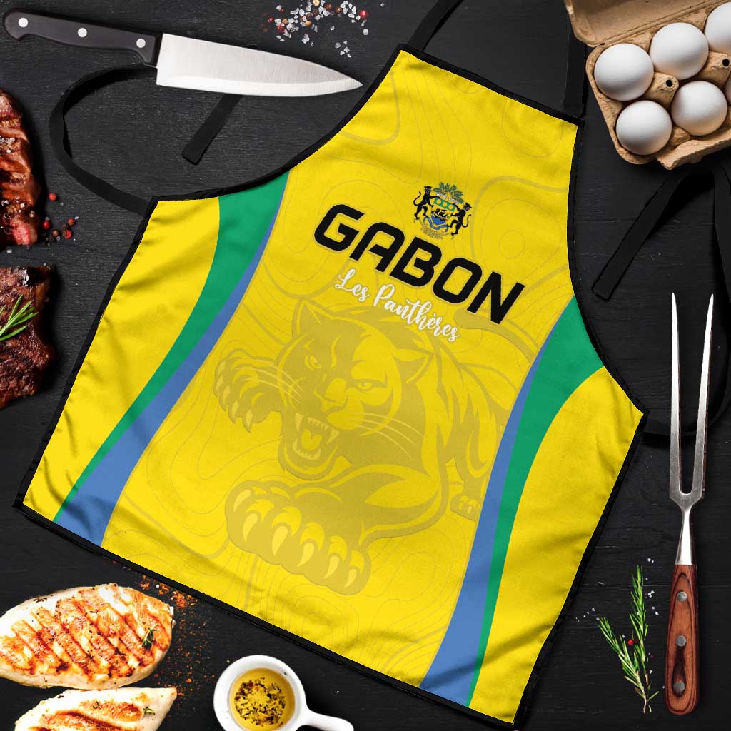 Gabon Football Apron Go Champions Les Pantheres - African Pride