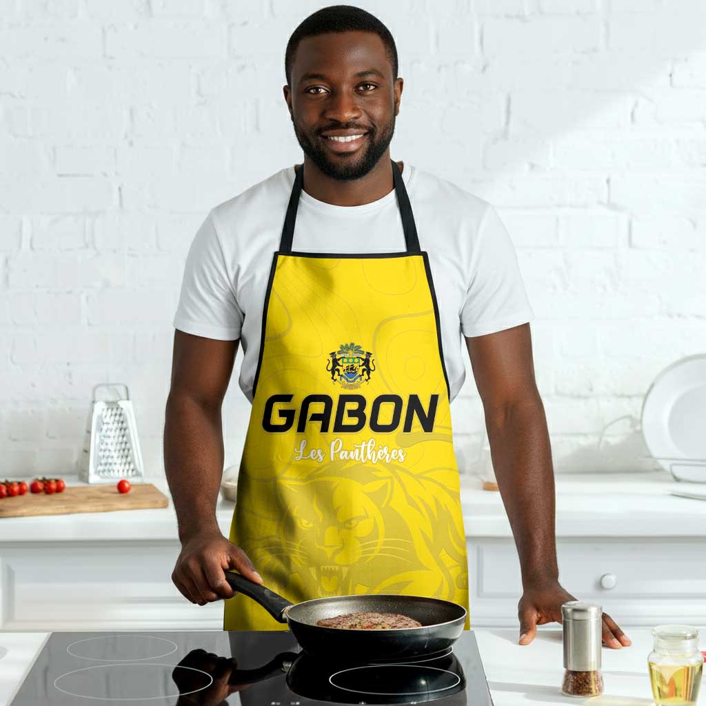 Gabon Football Apron Go Champions Les Pantheres - African Pride