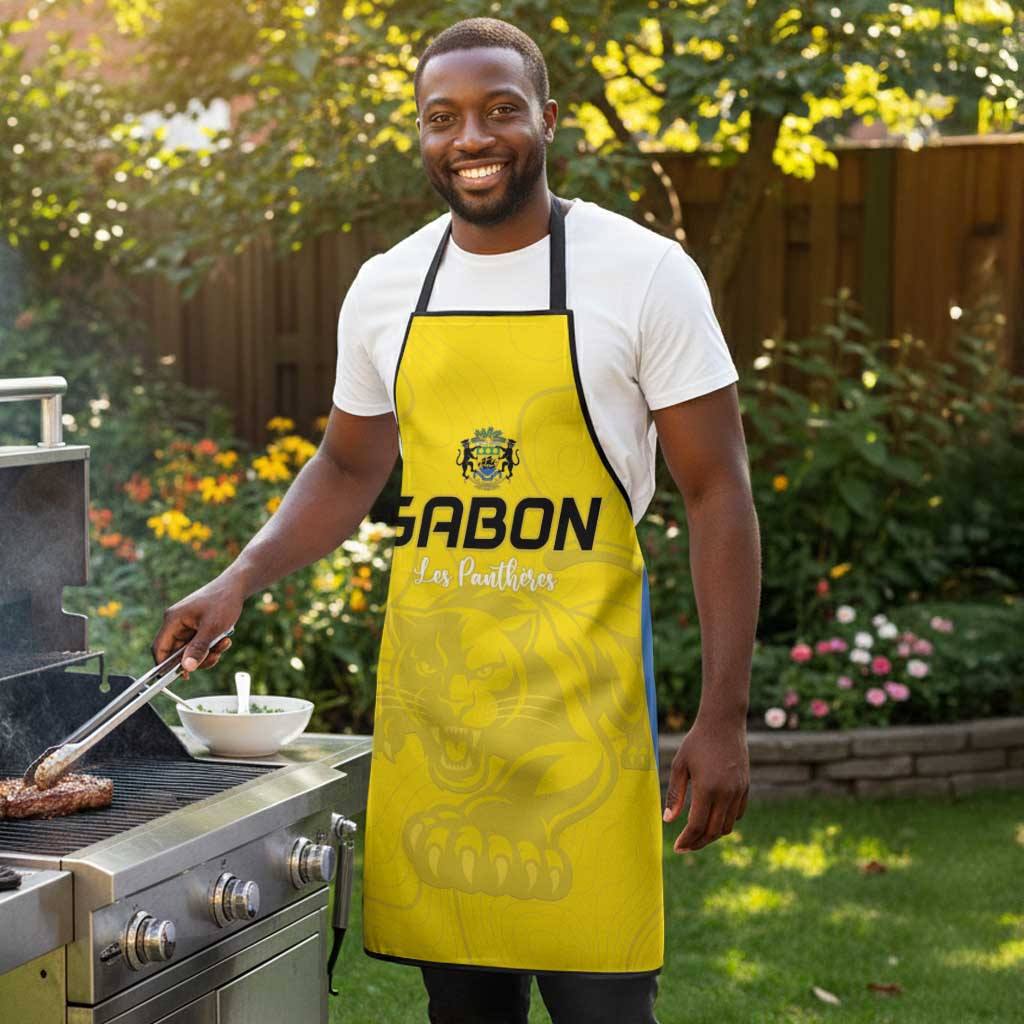 Gabon Football Apron Go Champions Les Pantheres - African Pride