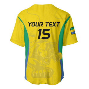 Custom Gabon Football Baseball Jersey Go Champions Les Pantheres - African Pride