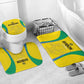 Gabon Football Bathroom Set Go Champions Les Pantheres LT15