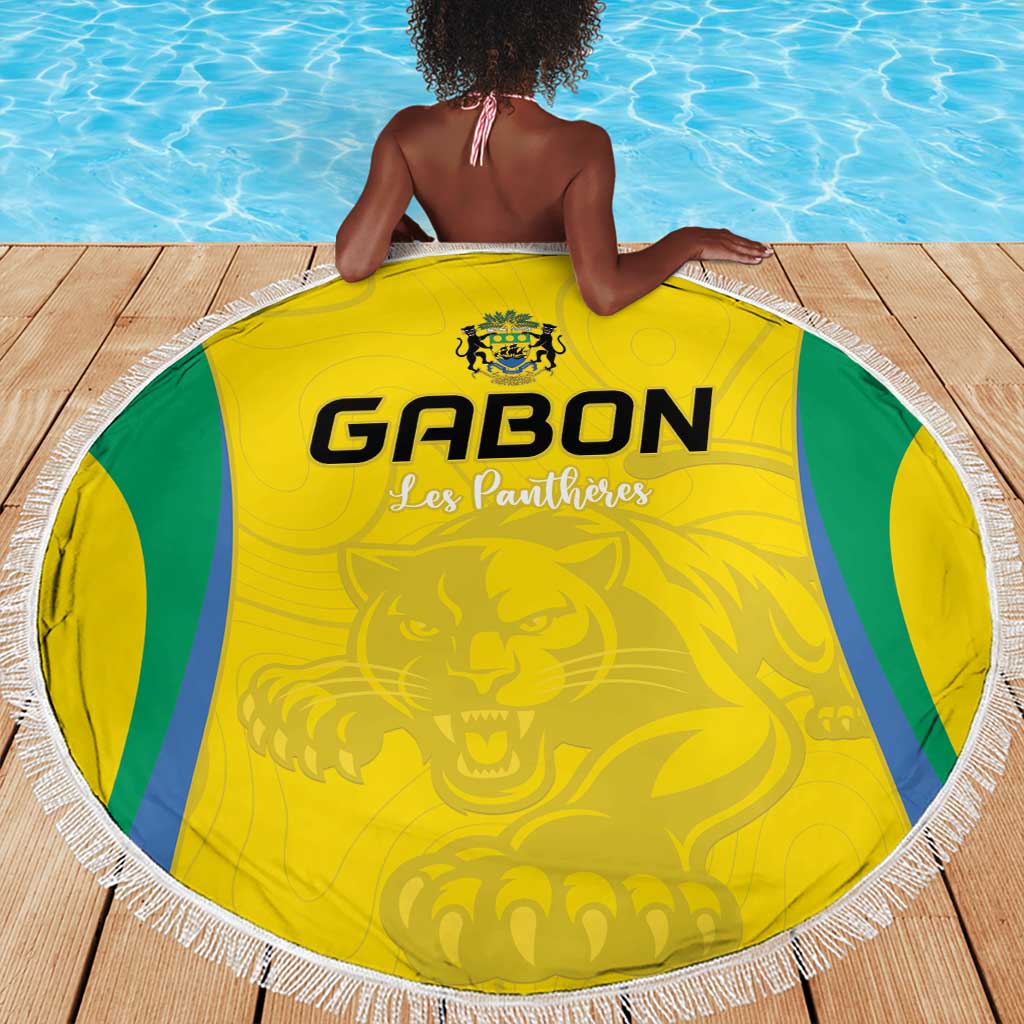 Gabon Football Beach Blanket Go Champions Les Pantheres - African Pride