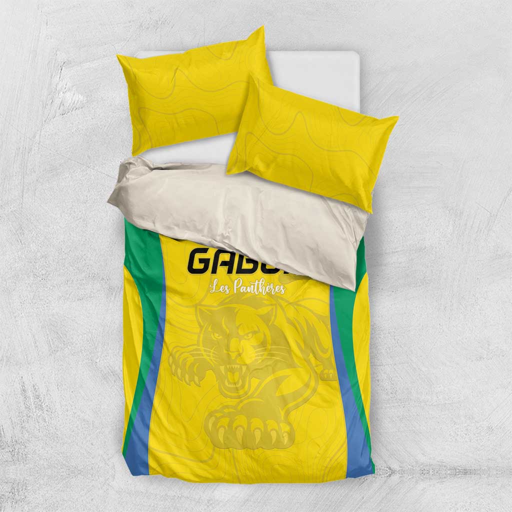 Gabon Football Bedding Set Go Champions Les Pantheres - African Pride