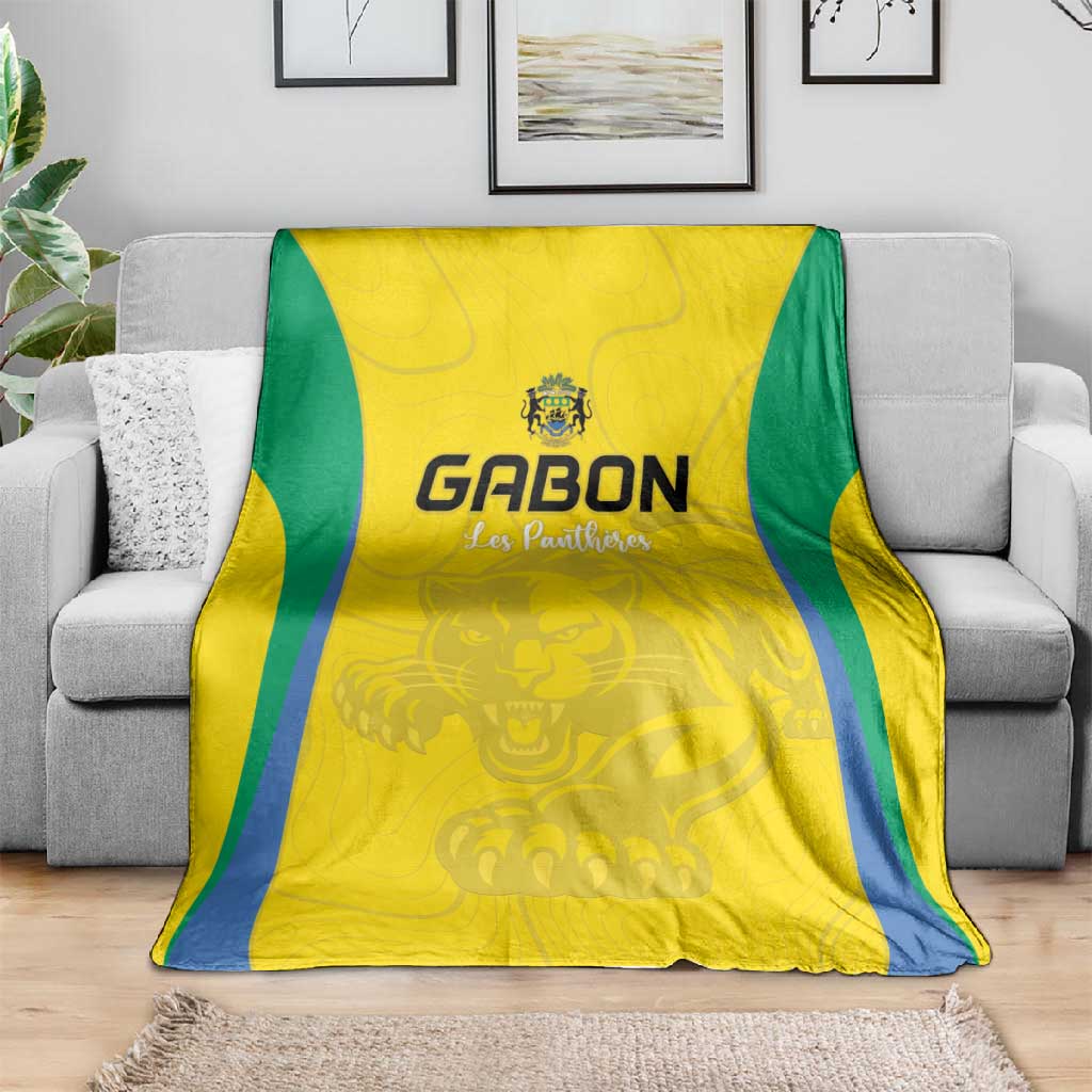 Gabon Football Blanket Go Champions Les Pantheres - African Pride