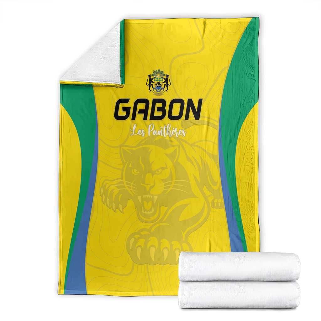 Gabon Football Blanket Go Champions Les Pantheres - African Pride