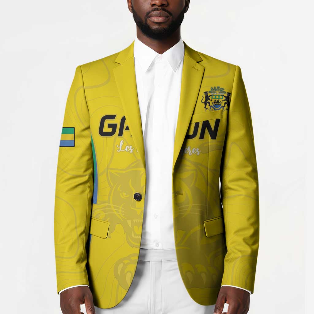 Custom Gabon Football Blazer Go Champions Les Pantheres - African Pride