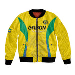 Custom Gabon Football Bomber Jacket Go Champions Les Pantheres - African Pride