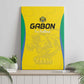 Gabon Football Canvas Wall Art Go Champions Les Pantheres - African Pride