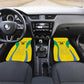 Custom Gabon Football Car Mats Go Champions Les Pantheres - African Pride