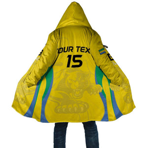 Custom Gabon Football Cloak Go Champions Les Pantheres - African Pride