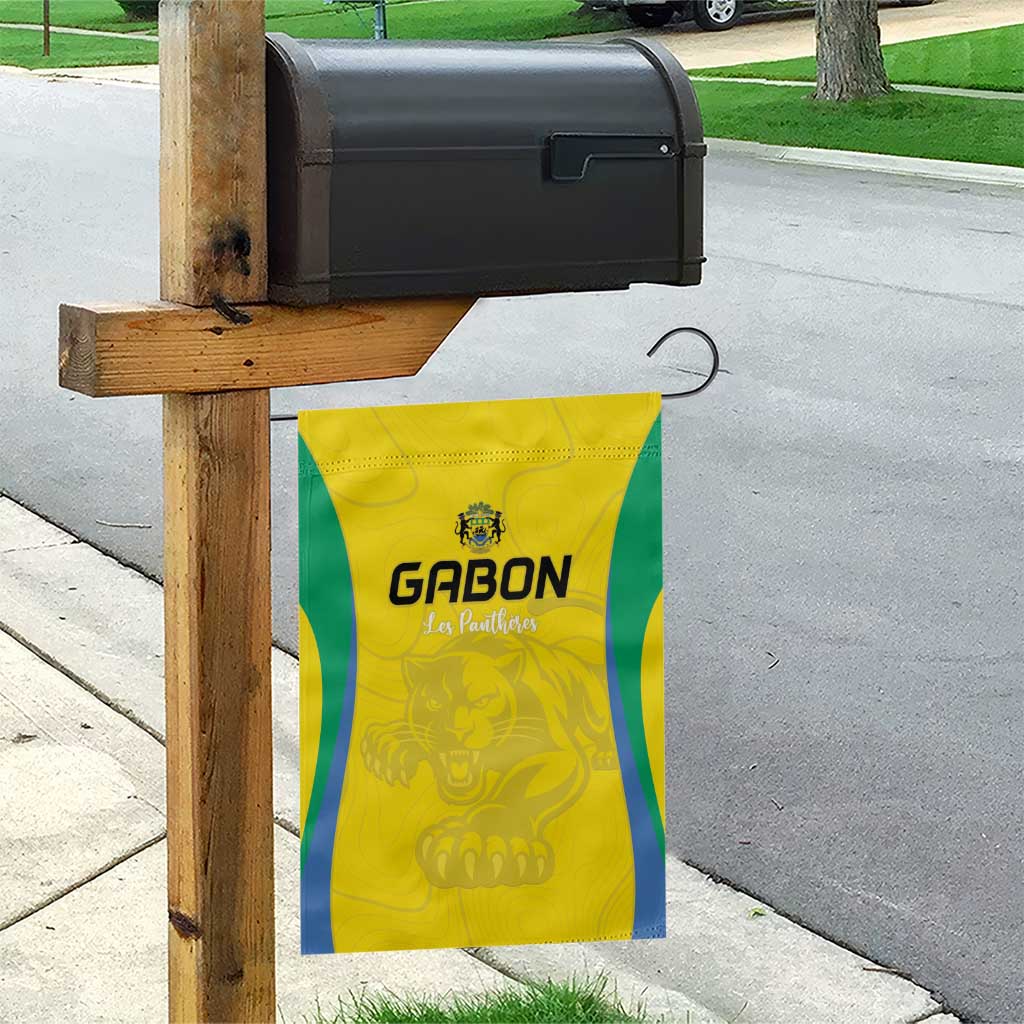 Gabon Football Garden Flag Go Champions Les Pantheres - African Pride