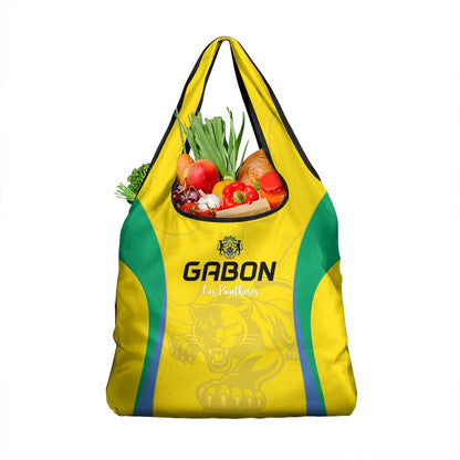 Gabon Football Grocery Bag Go Champions Les Pantheres - African Pride