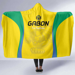 Gabon Football Hooded Blanket Go Champions Les Pantheres - African Pride