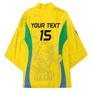 Custom Gabon Football Kimono Go Champions Les Pantheres - African Pride
